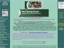 Tablet Screenshot of newenergybooks.com